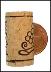 cork with penny in it