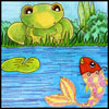 fish and frog