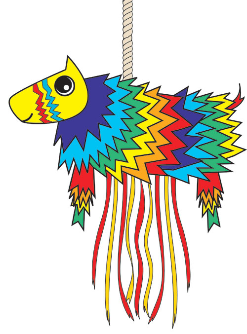 colorful piñata